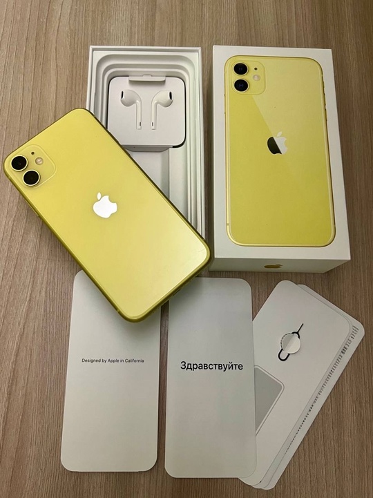 Продам iPhone 11 желтый, объем