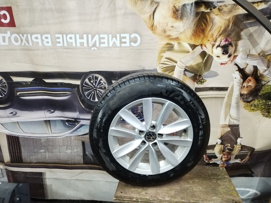 комплект летних колёс R15,б/у один