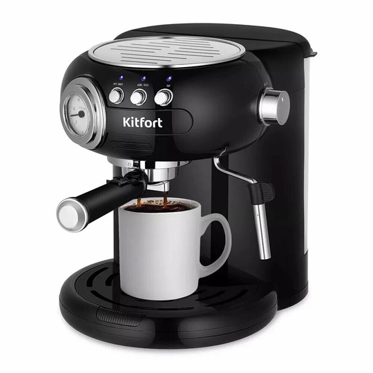 Продам НОВУЮ Кофеварку рожковую Kitfort (5)