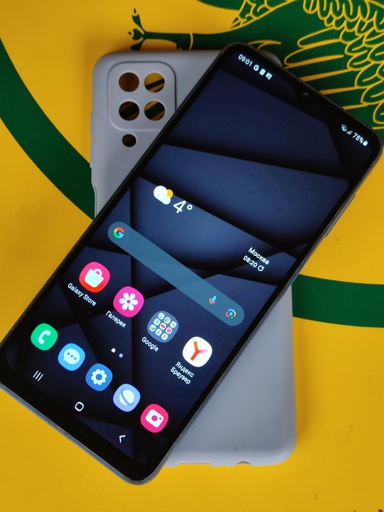 Samsung galaxy a12. 
Темно синий. (1)