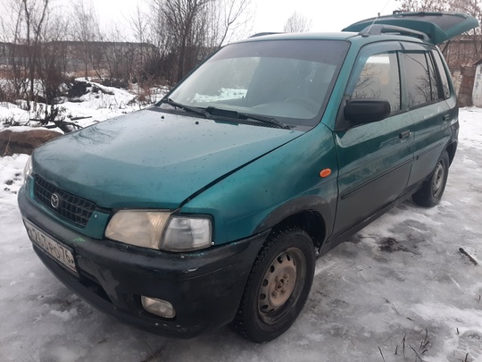 Mazda Demio 1999 1.3L мотор/кпп (1)
