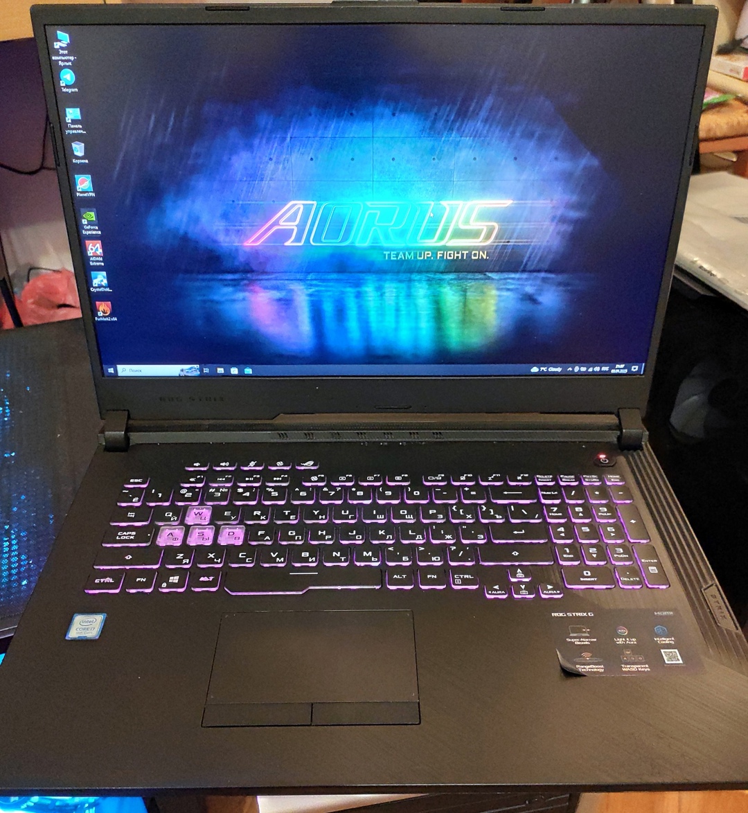 В продаже ноутбук Asus Rog