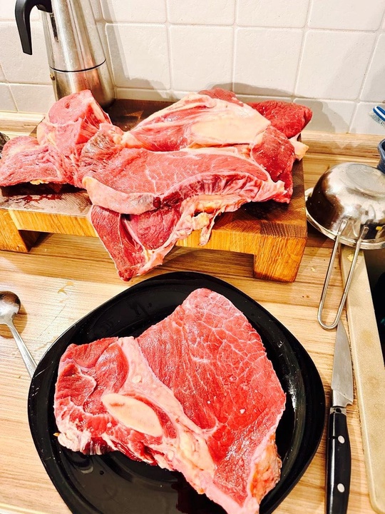Сегодня доставка вкусной домашней телятины