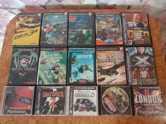 Диски для PlayStation 2 и