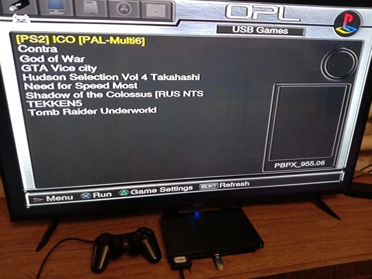 Приставка SONY PlayStation-2. Прошивка FreeBoot, (1)