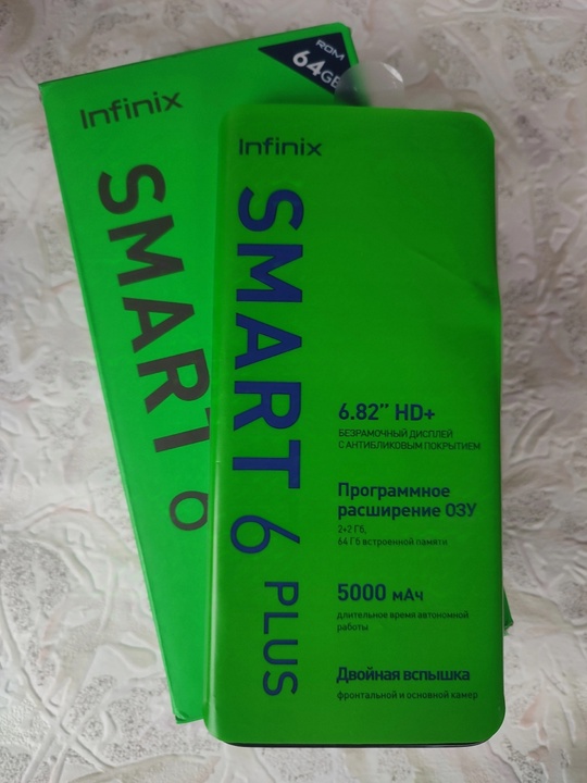 Infinix smart 6 plus.
Miracle black.
В
