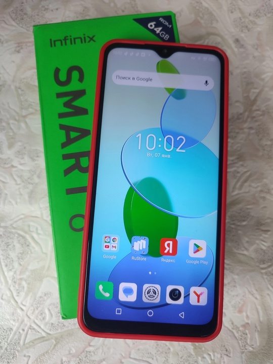 Infinix smart 6 plus.
Miracle black.
В (1)