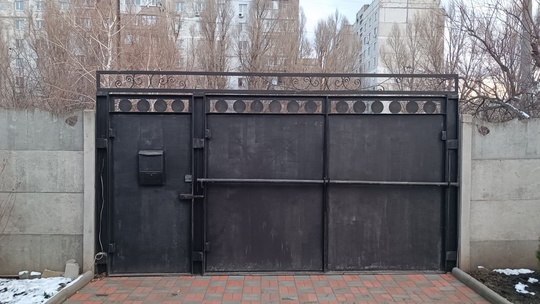 Продаются ворота с калиткой б/у (1)