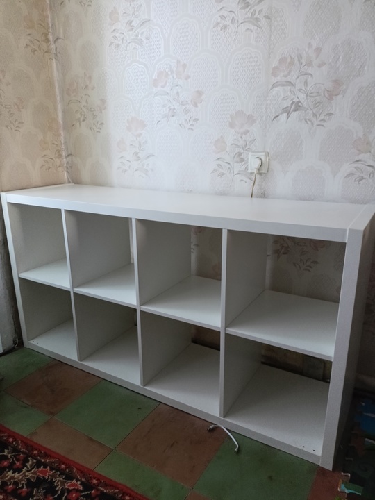 Продам стеллаж Икея, коробки в (1)