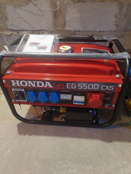 Бензогенератор HONDA 5,5 кВТ 220-380