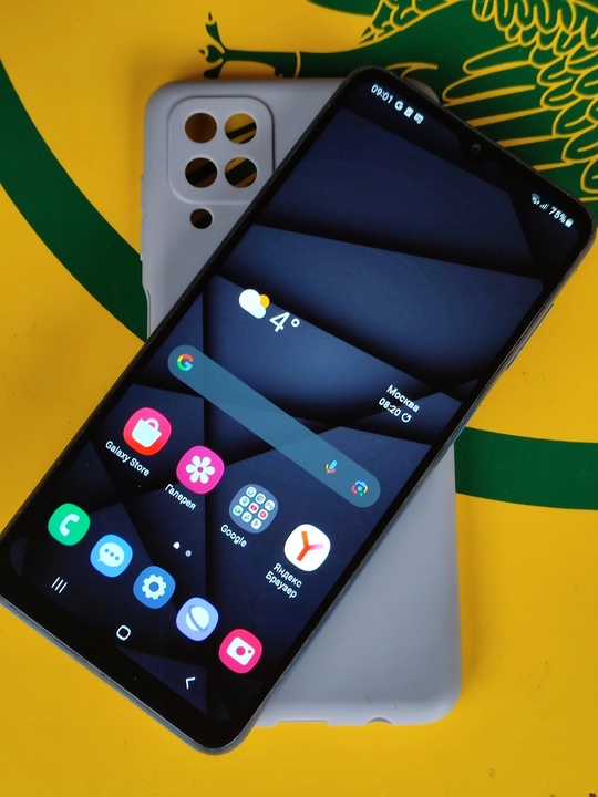 Samsung galaxy a12. 
Темно синий. (1)