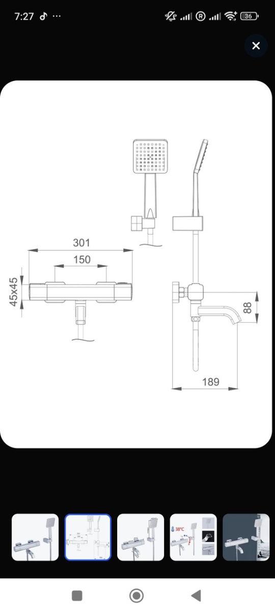 Продам новый смеситель gappo g3291 (6)