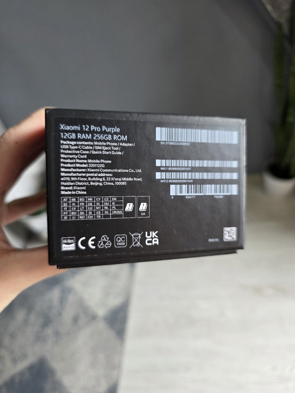 Xiaomi 12 pro на 12/256 (1)
