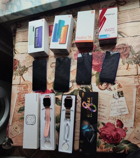 В продаже имеются смартфоны, и (1)