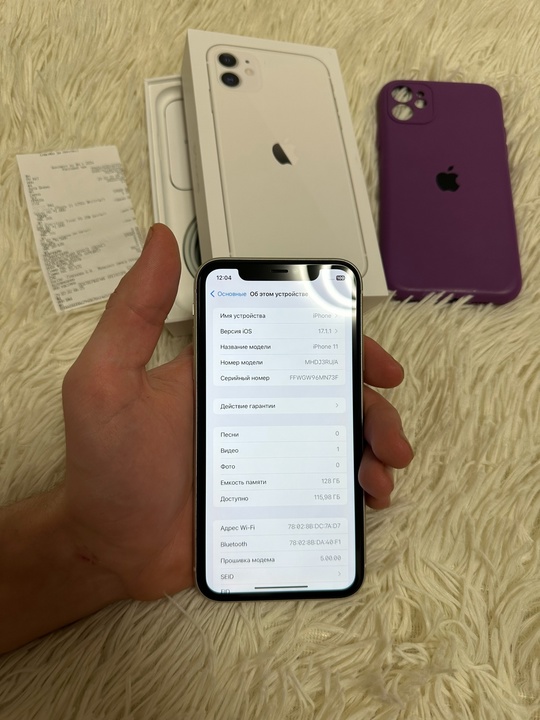 iPhone 11 128 gb sim+eSim
Состояние (1)