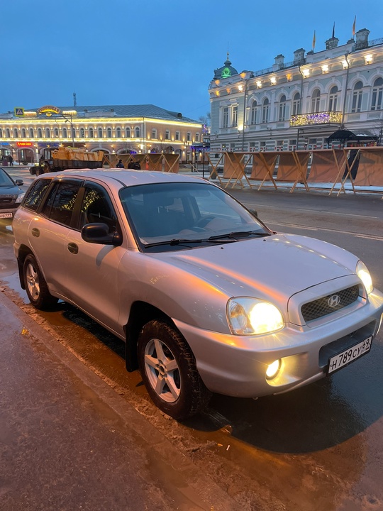 Хендай Санта фе 2003г двигатель
