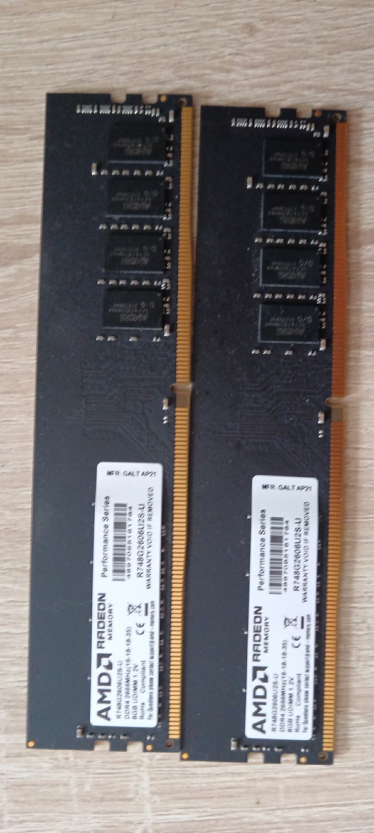 Оперативная память ddr4 amd radeon
Объем