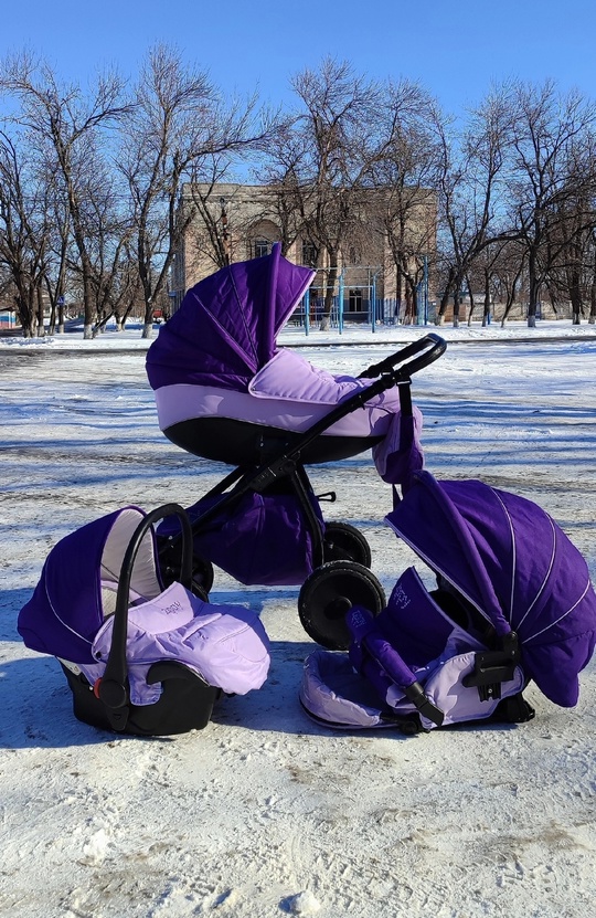 Коляска 3 в 1, после
