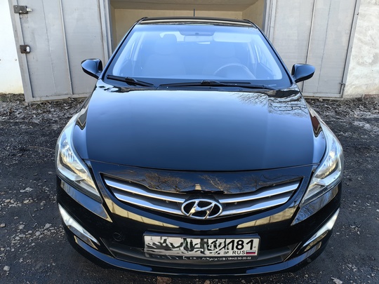 Hyundai Solaris, 1 рестайлинг, 2015год,Двигатель
