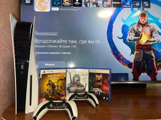 Продаю PlayStation 5 с дисководом. (1)