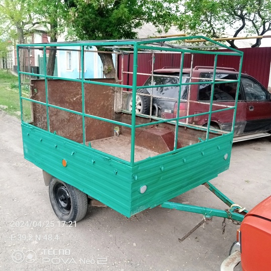 Продам прицеп скотовоз клетка и