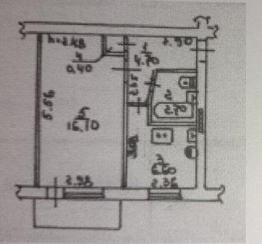 Продается 1 комнатная квартира, ул. (3)