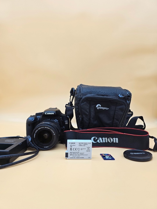 В продаже Canon 550D
Комплект на