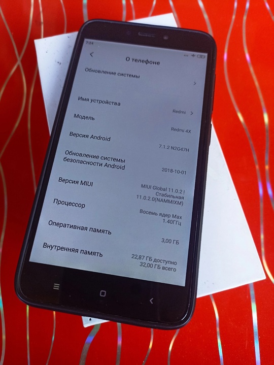 Xiaomi redmi 4x black.
Dual SIM.4G.LTE.
Компактный (1)