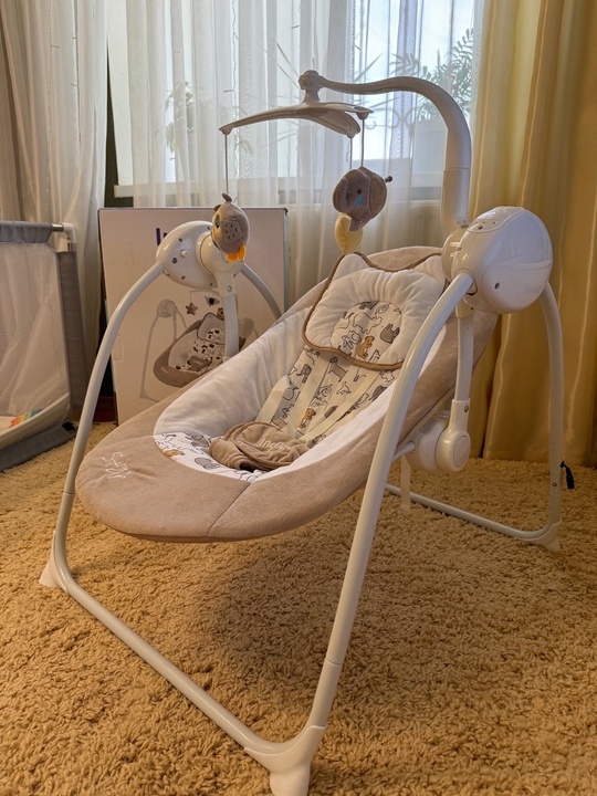 Продам электрокачели для новорожденных✨
Состояние отличное, (1)