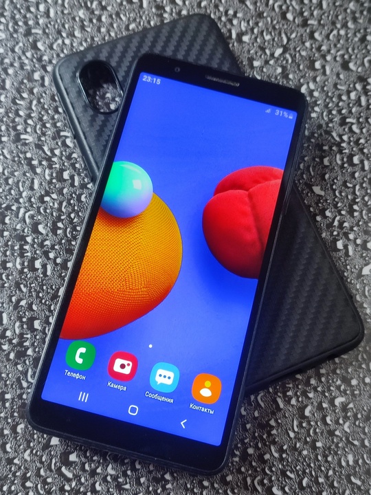 Samsung Galaxy A01 core. 
Ос