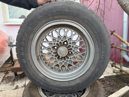 R13 4x98, резина все сезон, (2)