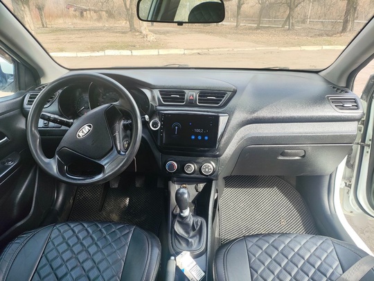 Kia Rio, 2015год Рестайлинг, двигатель (9)