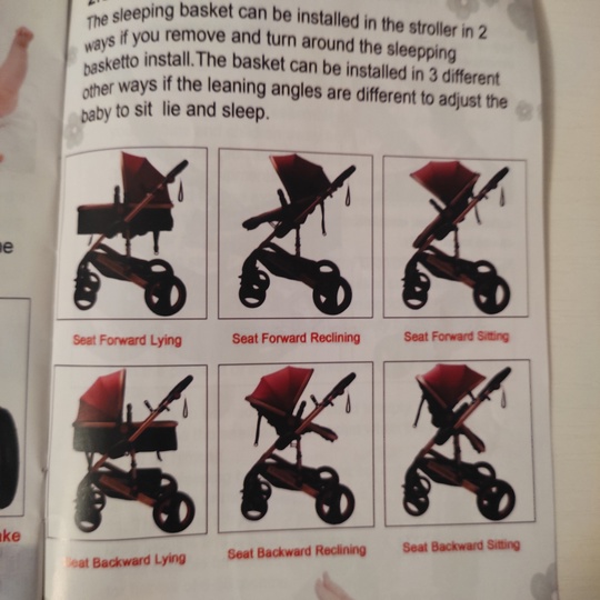 Продам коляску трансформер Luxmom чёрного (8)