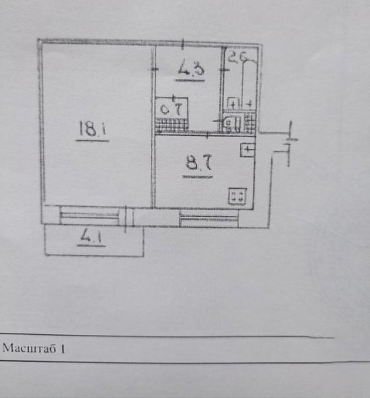 Продается 1 комнатная квартира, ул. (7)