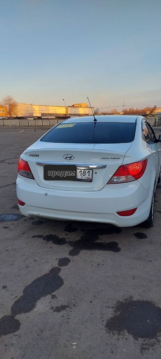 Продам. Личный Hyundai Solaris в (8)