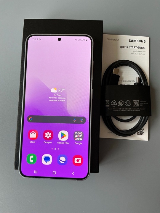 Samsung S 24 8/256.
Состояние нового,
не (2)