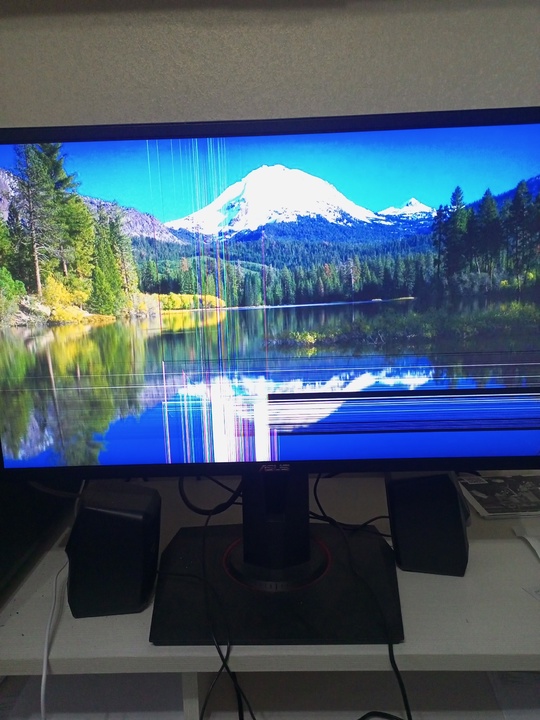 Продам монитор ASUS, повреждена матрица, (2)