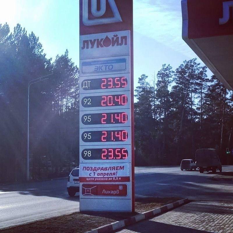 Да, таких цен на топливо