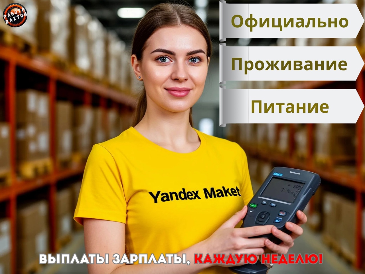 Вахтовики внимание❗Выплаты ЕЖЕНЕДЕЛЬНО❗

⭐Открыт набор мужчин/женщин!