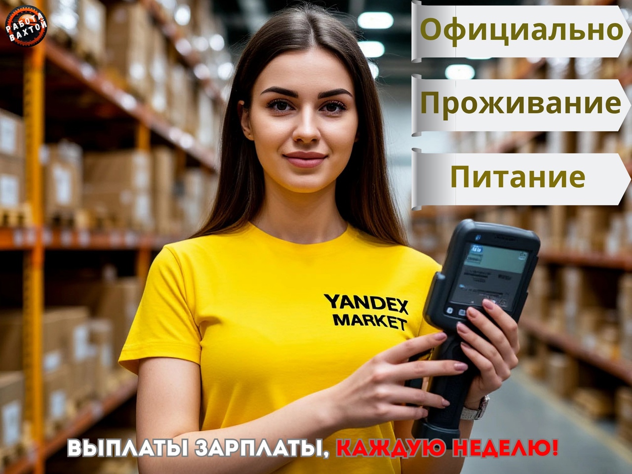 Вахтовики внимание❗Выплаты ЕЖЕНЕДЕЛЬНО❗

⭐Открыт набор мужчин/женщин!
