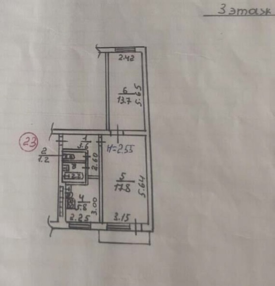 Продается 2 - х комнатная (4)