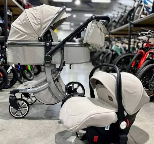 Продам коляску 3в1 bibikids( состояние (8)