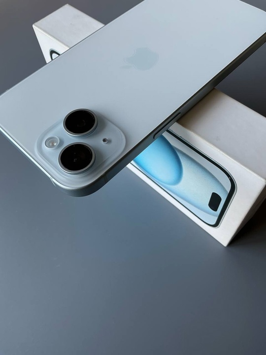 iPhone 15 (128) Blue,
акб 99%, (1)