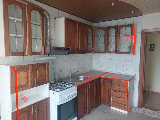 Продам кухню ( фасад дерево), (4)