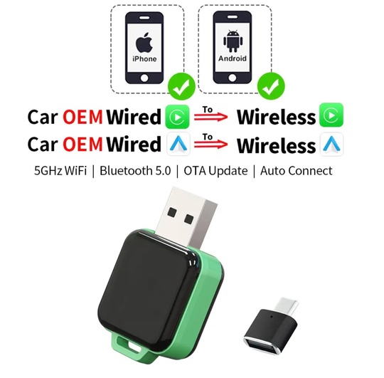 Продам беспроводной carplay , новый,