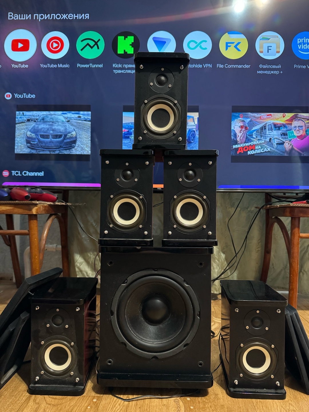 Продам колонки 5.1 Microlab А-H500
Сателлиты