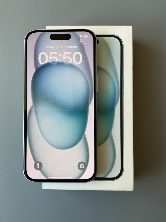 iPhone 15(128)Blue,акб 99%,цена 49 тыс.2Sim (3)