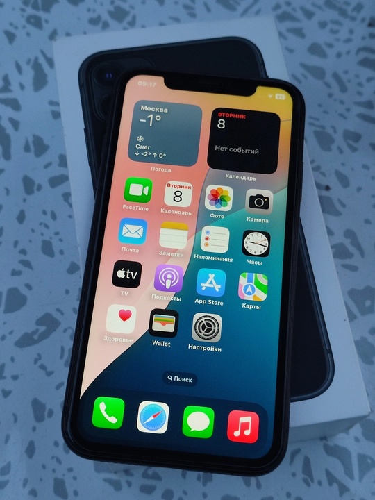 Apple Iphone 11.
Black.
Память 128 Гб (2)