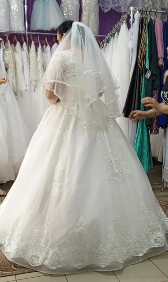 Продам свадебное платье, цвет айвори. (2)