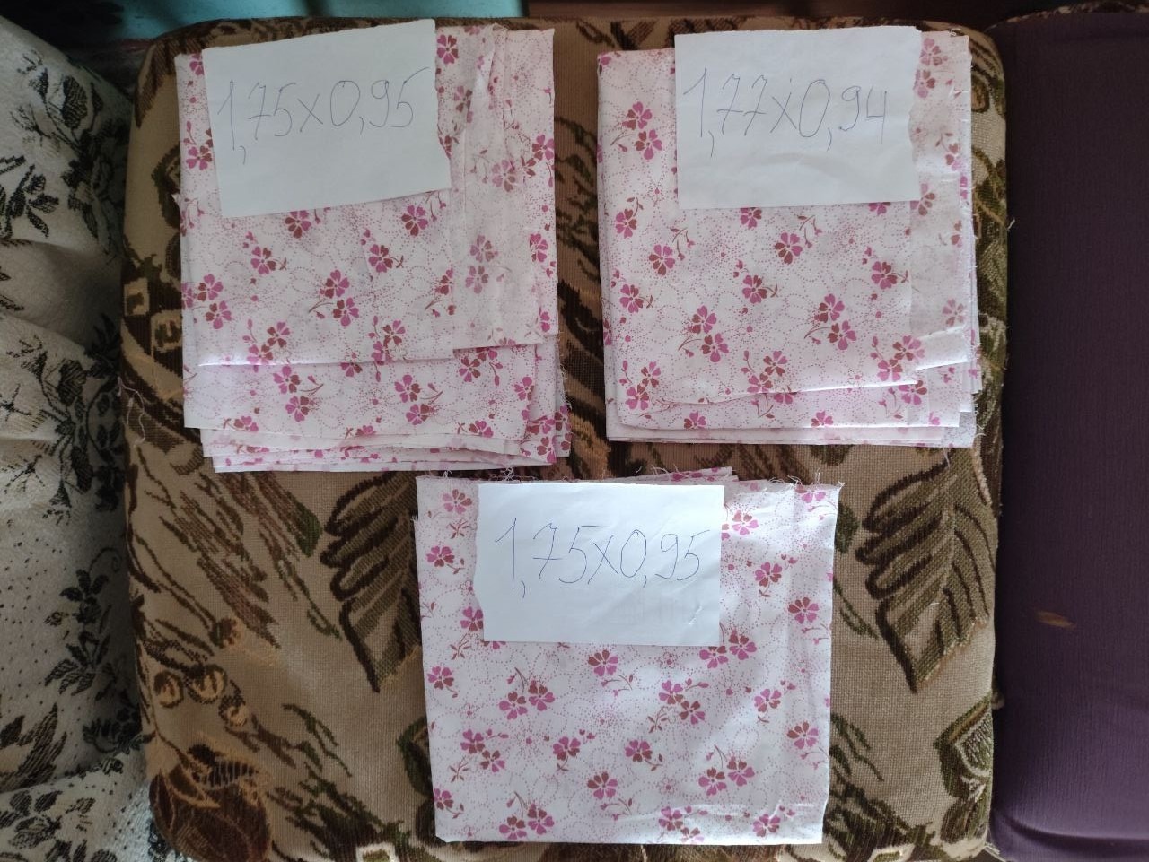 Продам ткани СССР Размеры на (6)
